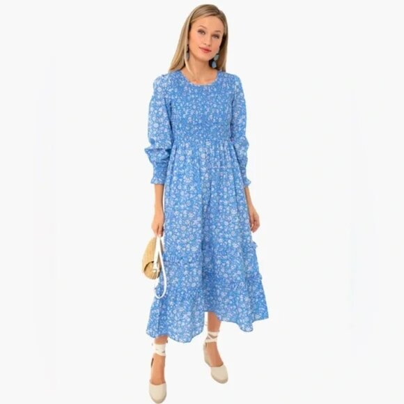 Tuckernuck Blue Floral Dress - Picture 3 of 8